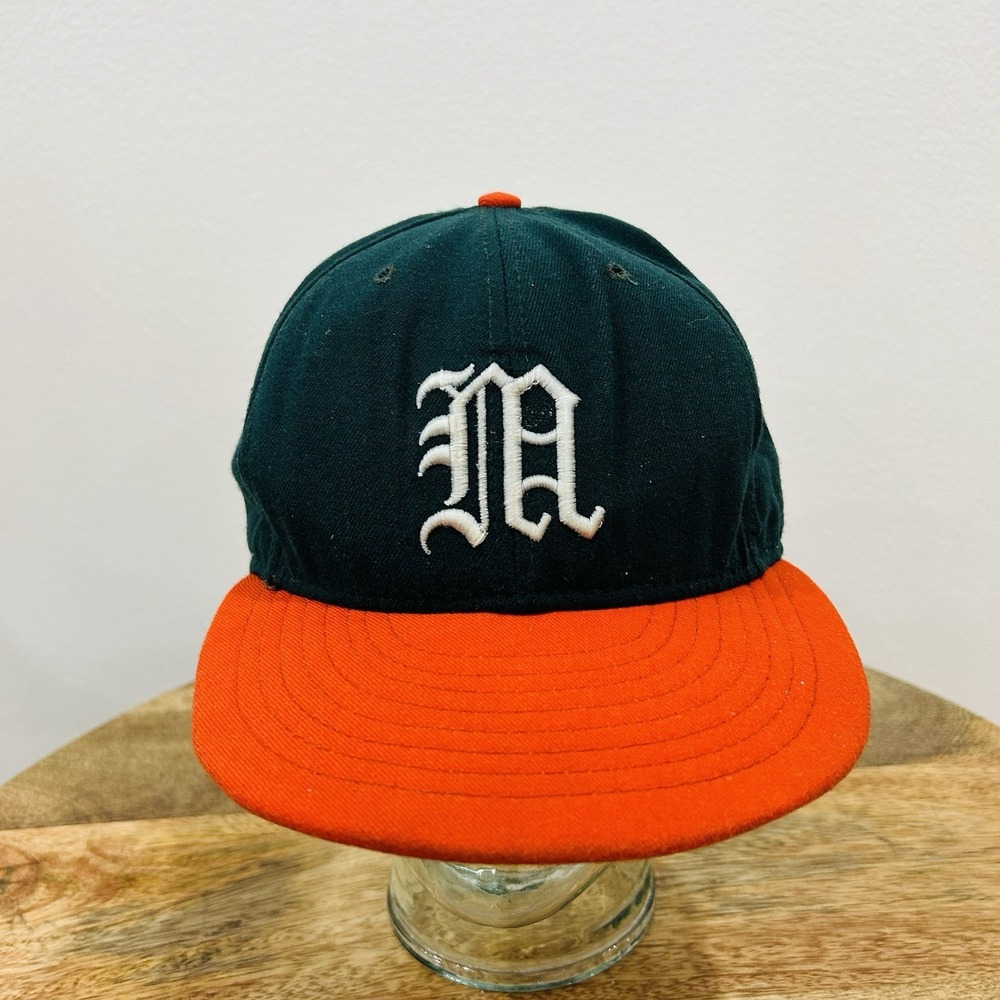 Vintage University of Miami Hurricanes American Needle Fitted Hat Size 7 3/8 USA